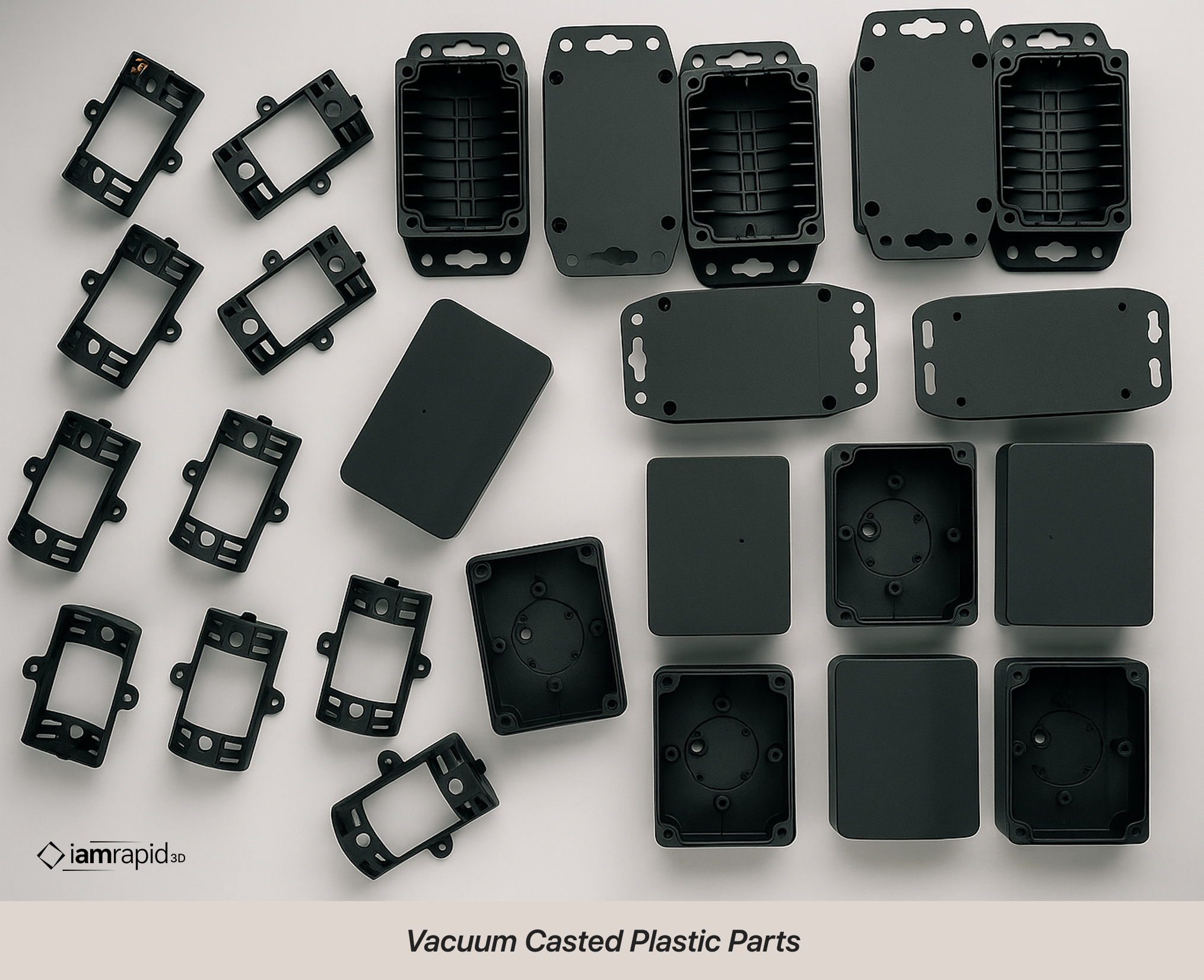 Vacuum casted plastic parts for production